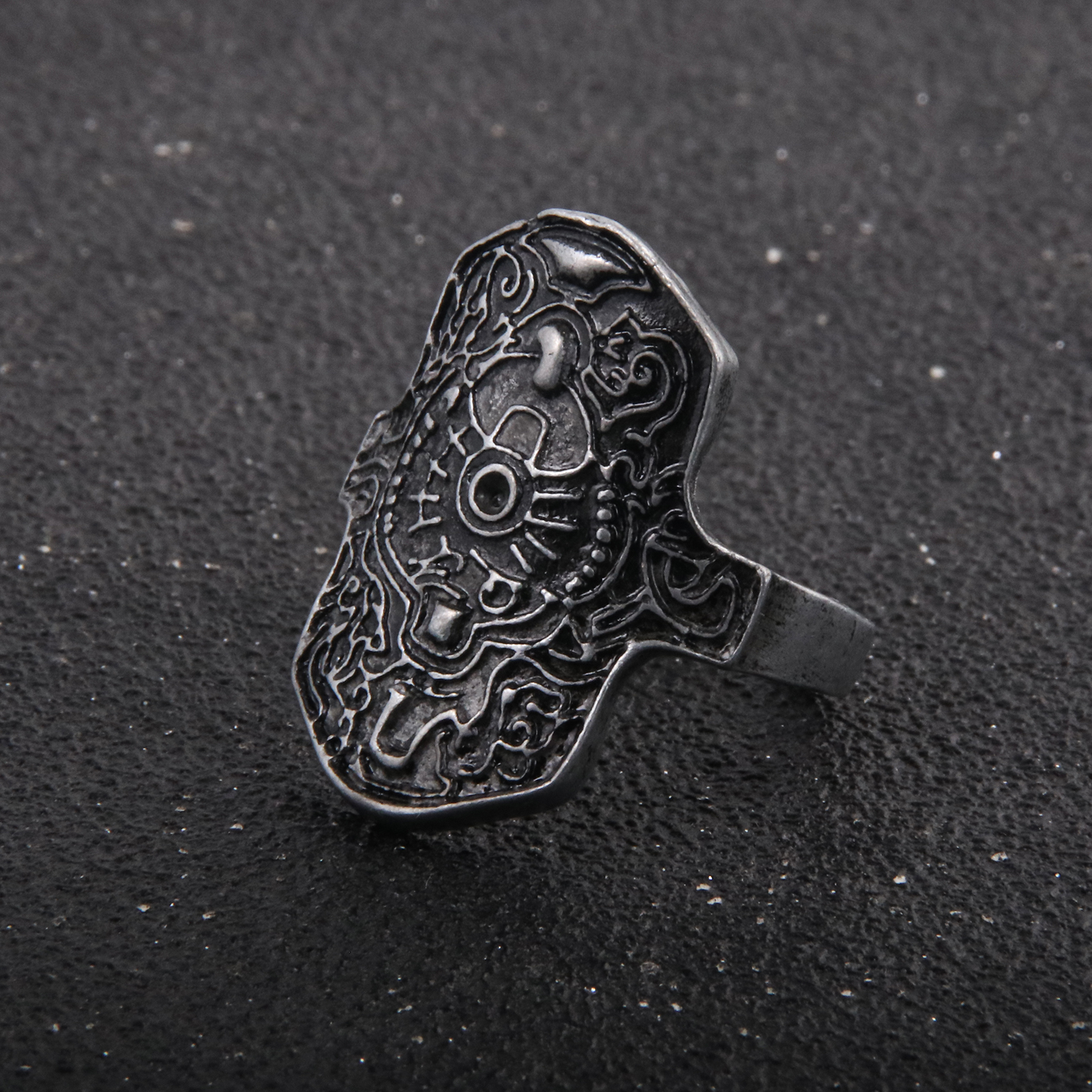 Dark Souls Adjustable Rings for Men Vintage Havel's Demon's Scar Chloranthy Serpent Leo Darkmoon Ring Jewelry