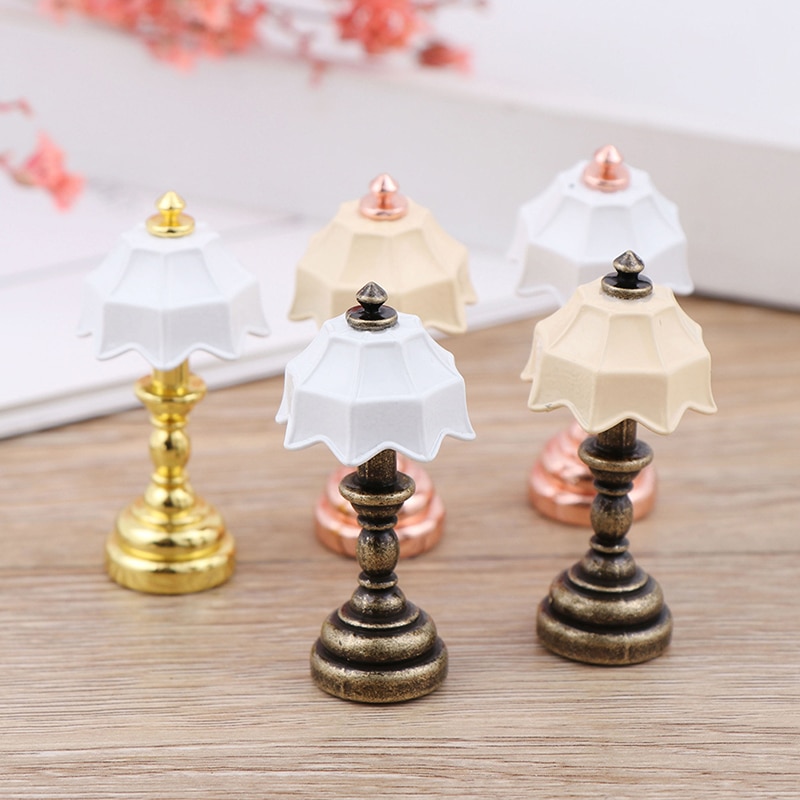 1:12 Dollhouse Miniature Lamp For Doll House Toy Children Baby Toys