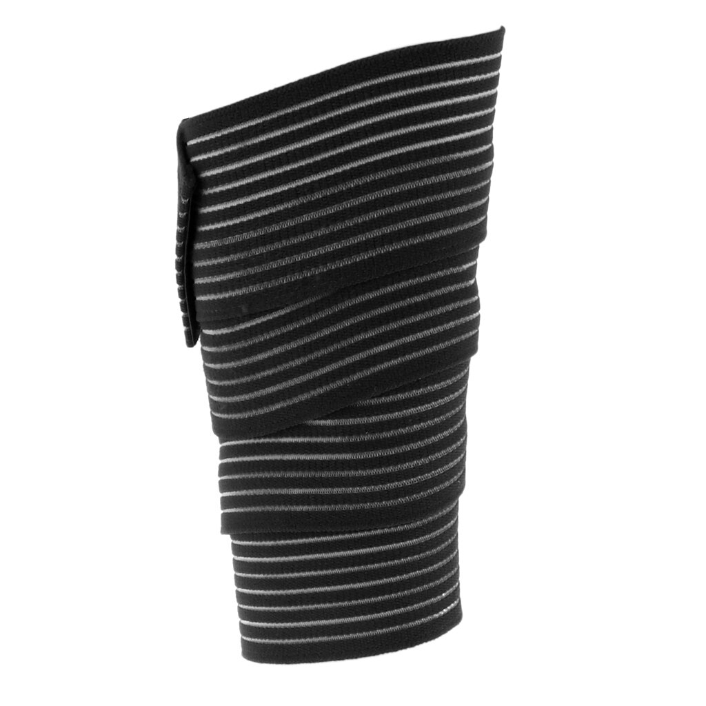 Elastic Compression Bandage Wrap-Strap Support for Legs,Thighs,Knee,Calf Leg: Black 120cm