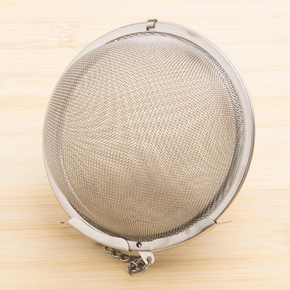 4.5Cm Rvs Mesh Thee-ei Theepot Theezeefje Filters Thee Interval Diffuser Voor Thee