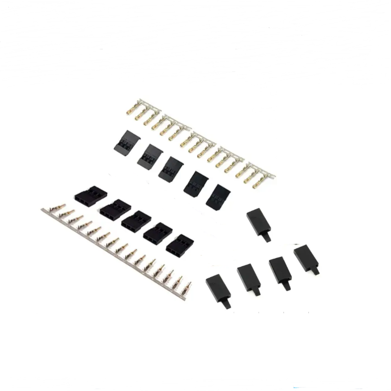 Connecteur de récepteur Servo Jr Futaba, 5/10 paires, prise avec serrure et bornes mâles et mâles et femelles plaquées or, Kit de broches à sertir pour batterie RC: Bourgogne