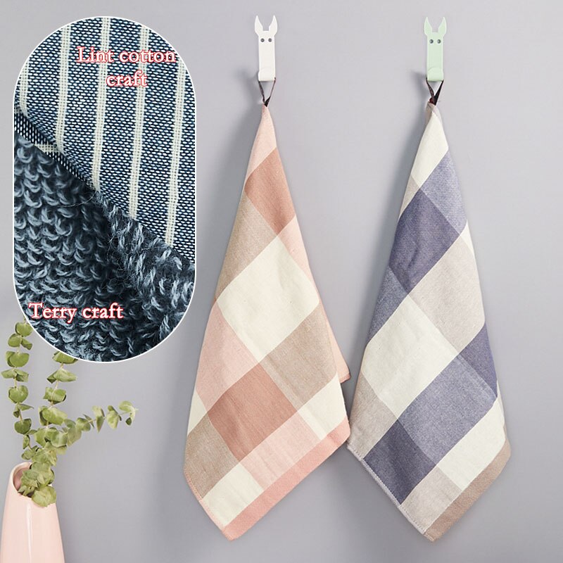 Paño de Cocina Fabricado en Algodón Puro con Tira para Colgar, Trapo de Tejido Grueso y Absorbente, Nórdico, Ideal como Toalla de Mano para el Baño o como Accesorio de Limpieza del Hogar