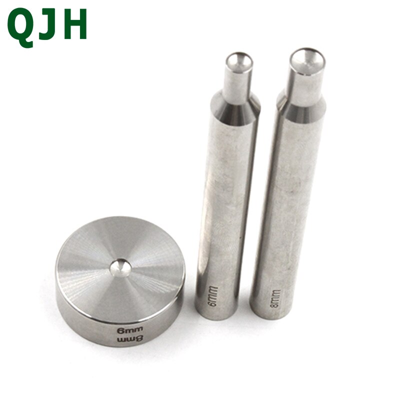 6mm/8mm rivet mounting tool kit garment leather button stamping installation combination tool
