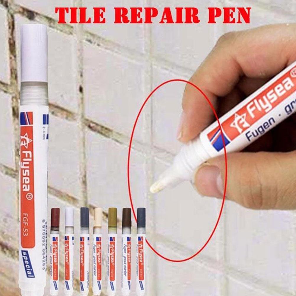 Tile repair white Wall filler Repair Refill Grout Refresher Shower Bathroom Paint Cleaner Mouldproof Filling Porcelain Agents
