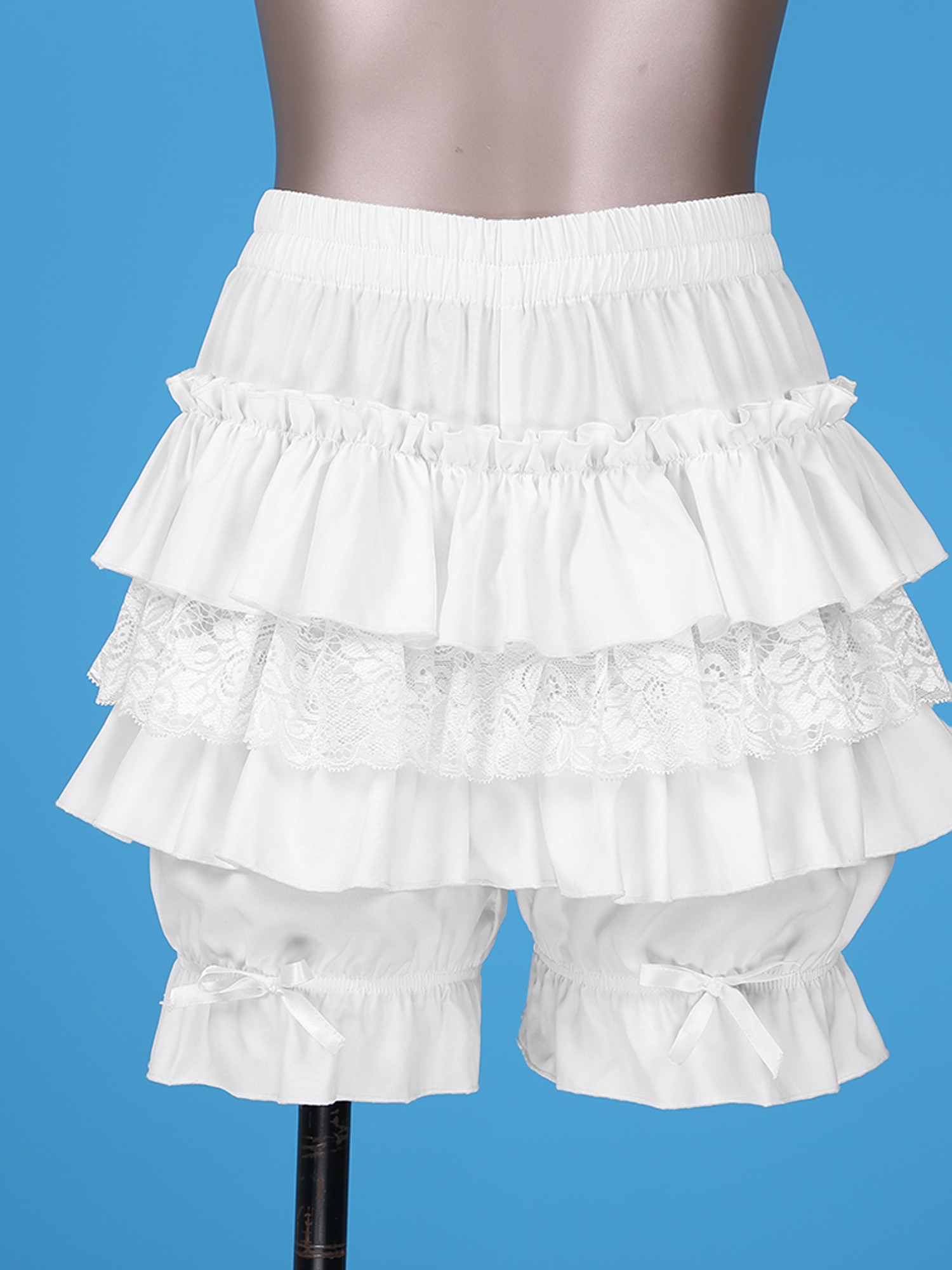 Kobiety dziewczęta Lolita potargane spodenki bawełniane koronkowe wiktoriańskie dynie spodeńki kobiece nastolatki nastolatki śliczne krótkie spodnie bezpieczeństwa