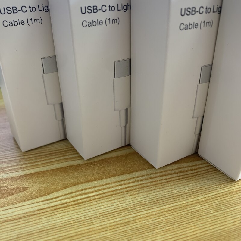 1Set Fast Charging PD Charger EU US Plug 18W 20W Chrger With PD Usb C Cable 1m with Retail Packaging For Iphone 12 11 pro max