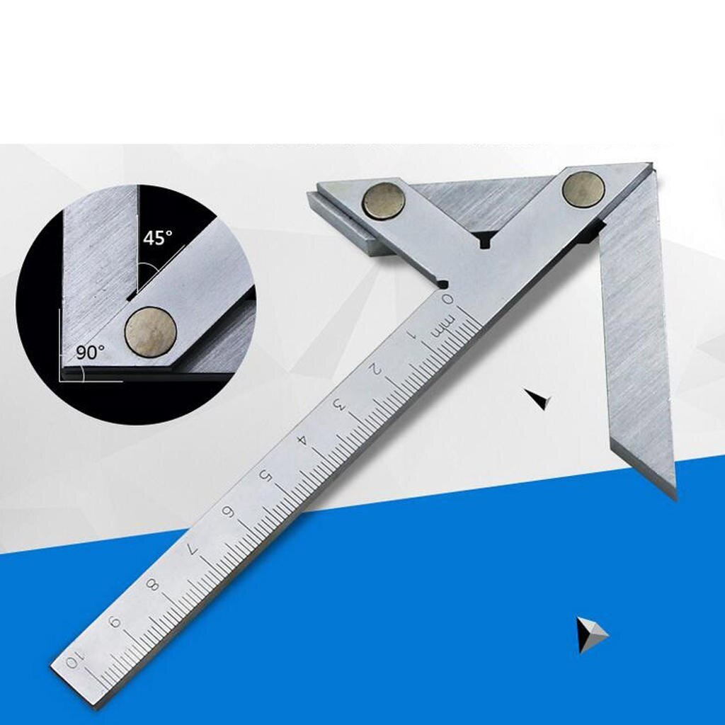 4" CENTERING SQUARE GAGING CENTER GAUGE ROUND BAR MARKING CENTER FINDER