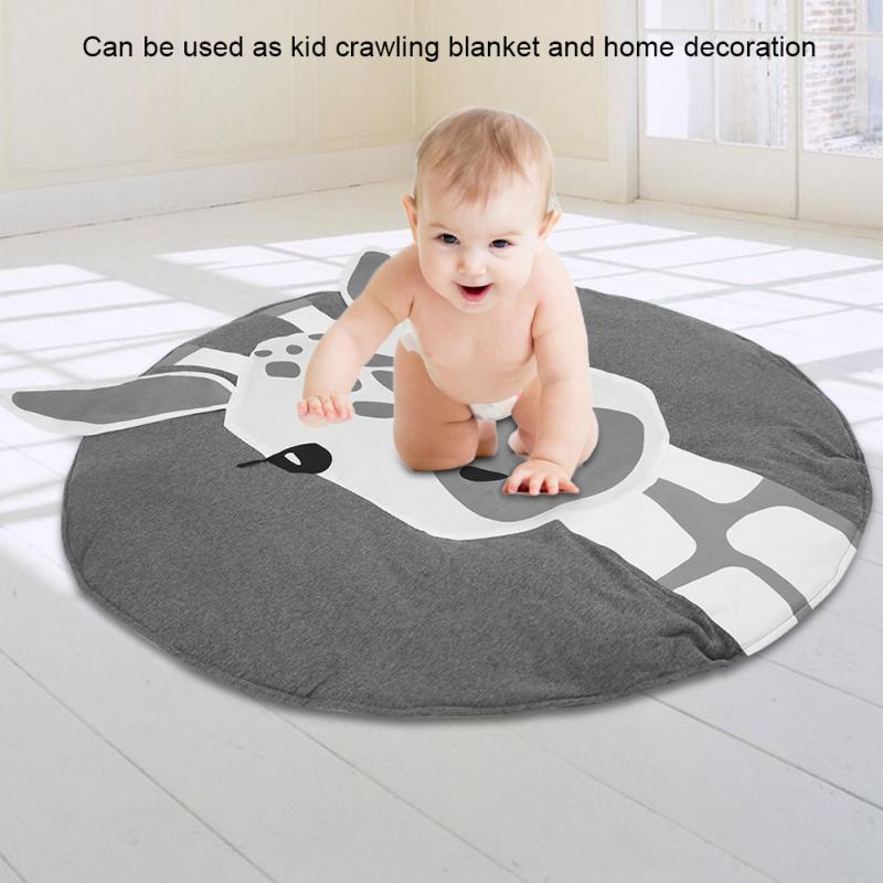 Tapis de jeu en coton épais pour bébé, coussin de couchage, puzzle, escalade, ramper, couverture, tapis de sol girafe pour bébé et tout-petit