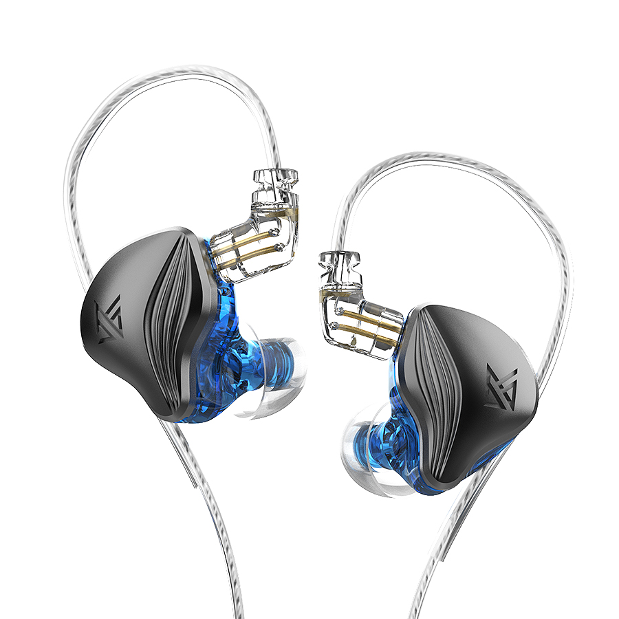 KZ ZEX Metal In-Ear Koptelefoon - Elektrostatische Dynamische Hi-Fi Stereo Bas Muziek Oordopjes met Mic: Zwart