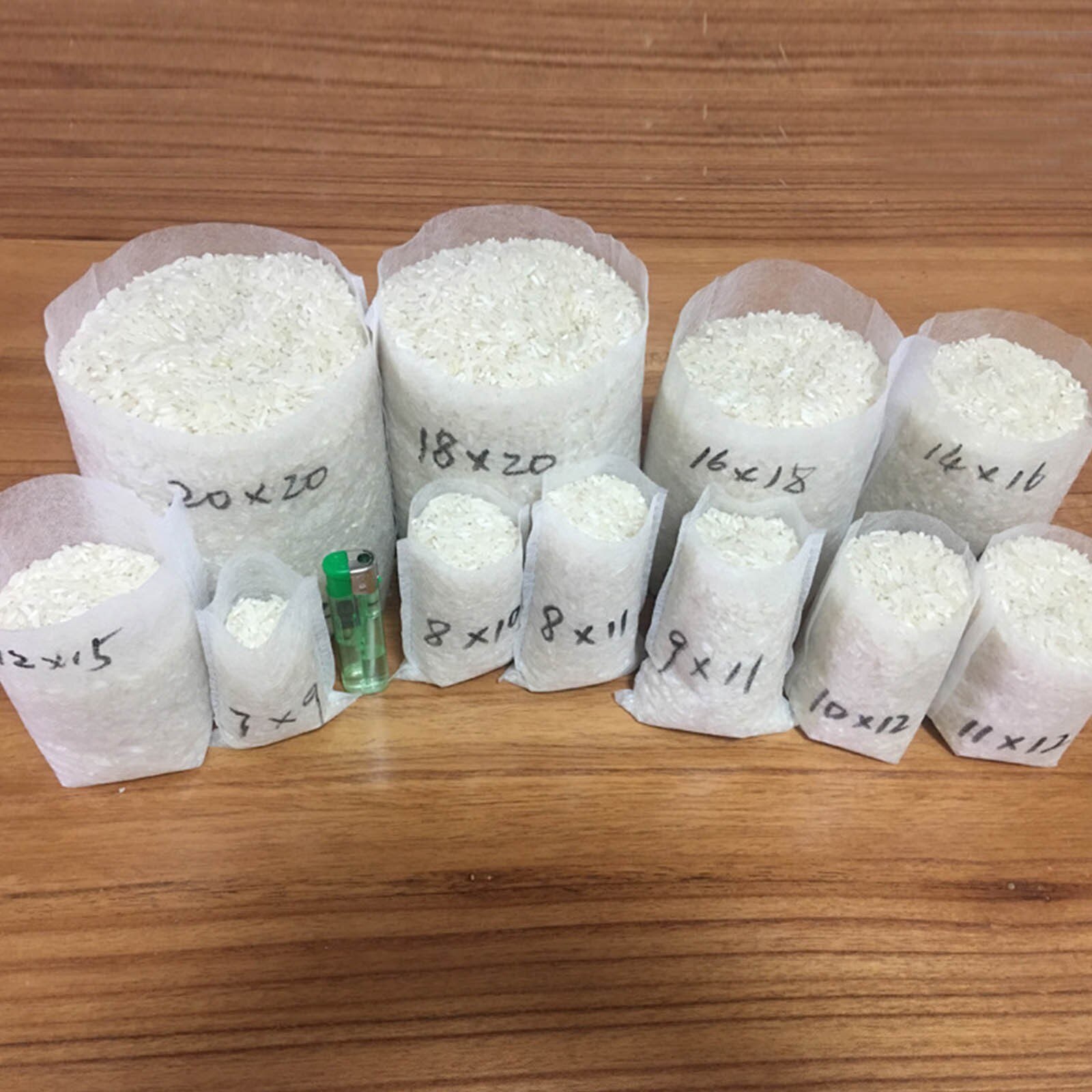 100pcs Planting Bags Nursery Bags Seedling Pots Aeration Biodegradable Fabric Eco Friendly Non Woven Cultivate Pots 18Sizes