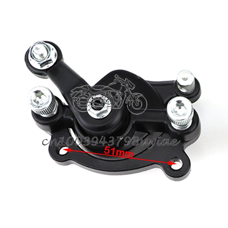 Främre bakre skivbromsbelägg för 43cc 47cc 49cc mini moto barn atv fyrhjuling mini moto pit dirt pocket bike bensin scooter delar