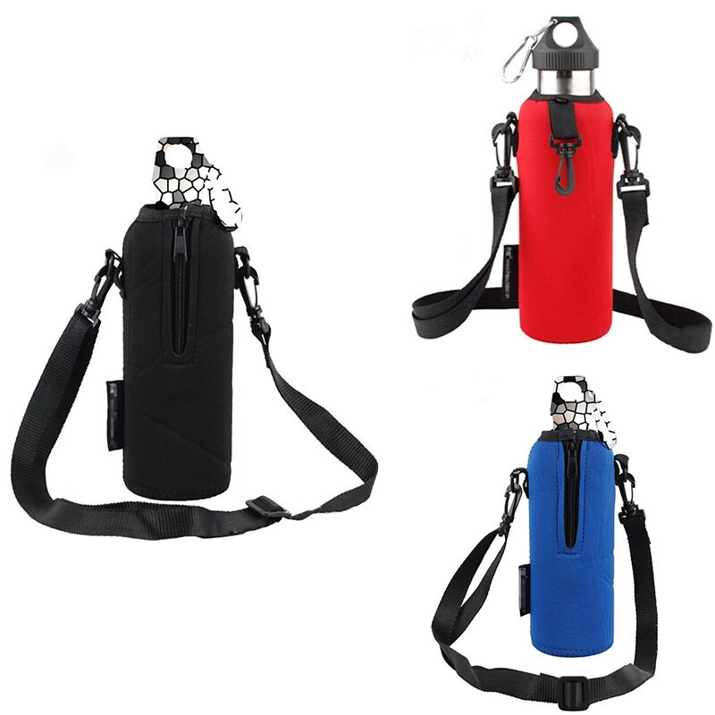750 Ml Sport Water Fles Case Geïsoleerde Bag Carrier Voor Mok Fles Cup Neopreen Pouch Houder Mouw Cover