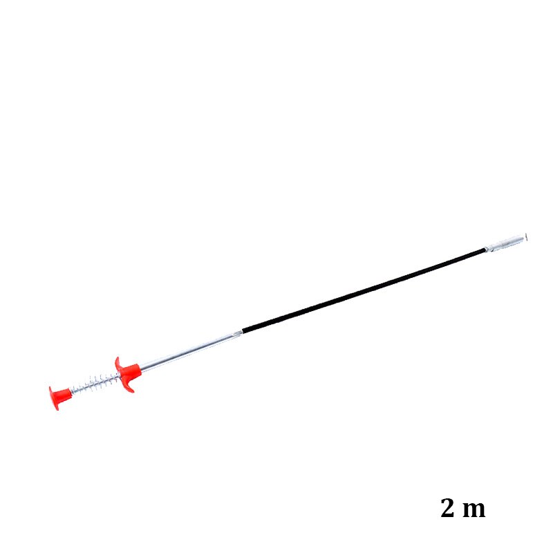 Sewer Pipe Dredging Extractor Flexible Grabber Claw Reacher Tool Drain Clog Remover Cleaning Tool For Sewer Sink Toilet Drains: 2m