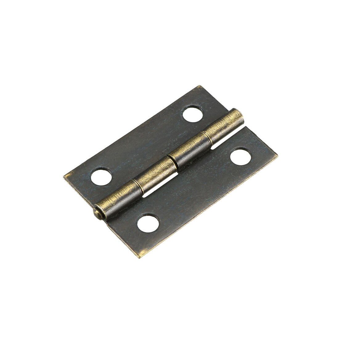 uxcell 10pcs 25x16mm Antique Bronze Hinges Retro Mini Hinge Replacement for Doll Houses Small Cabinets Drawers DIY projects