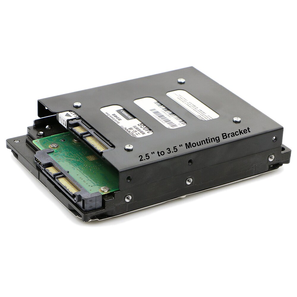 2 st 2.5" till 3.5" SSD HDD Metalladapter - Monteringsfäste för PC
