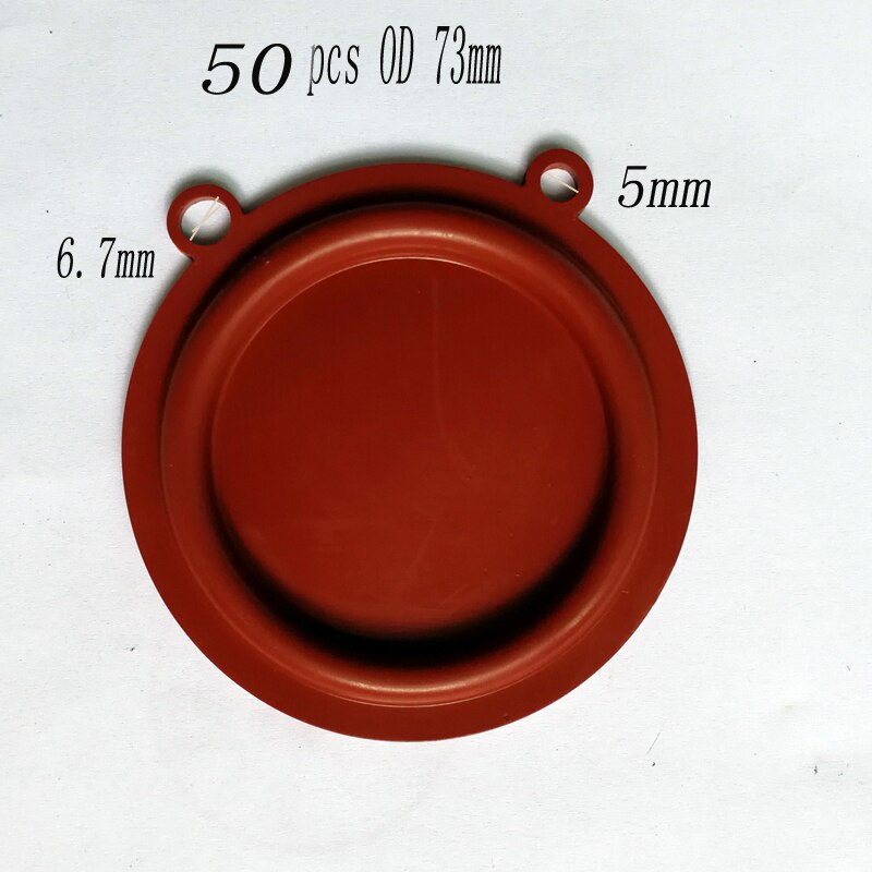 50 PCS OD 73mm Top Gas Water Heater Pressure Two Ears Diaphragm Accessories Water Gas Linkage Valve Parts