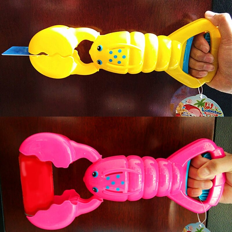 Sneeuwbal Clip Plastic Spelen Zand Speelgoed Kreeft Vormige Clip Voor Kinderen Willekeurige Kleur 1 Pc