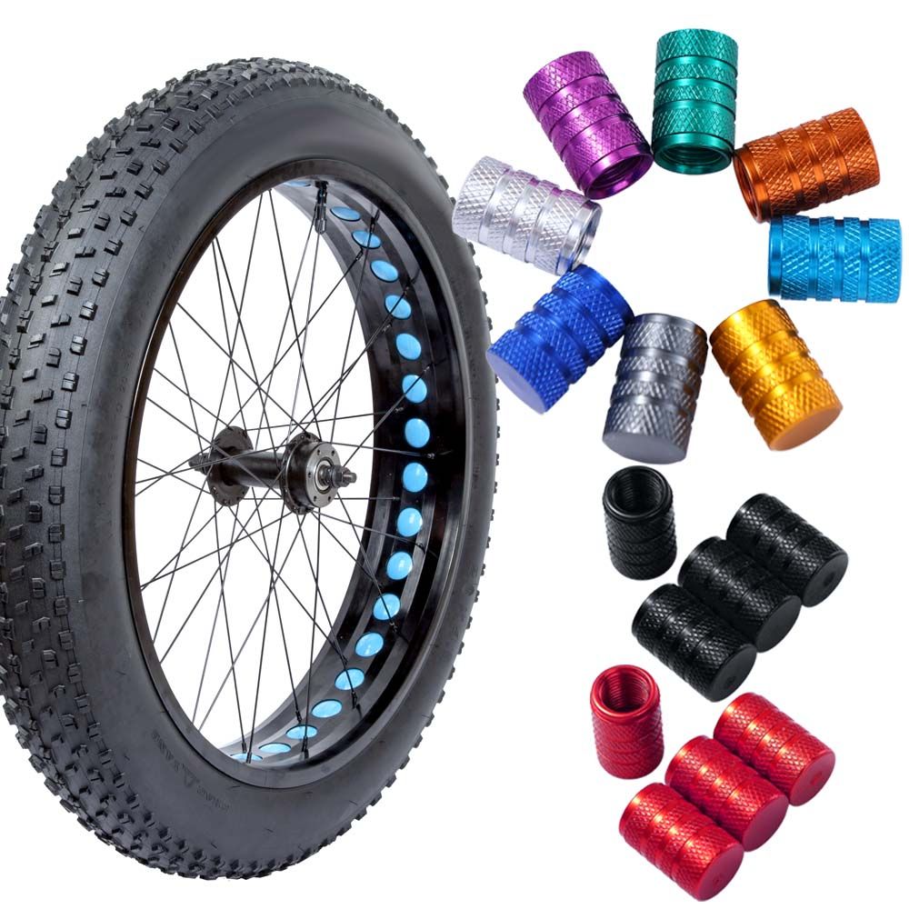 Protector de válvula de neumático Universal, tapa de válvula de neumático de bicicleta, tapas de válvula de aire de bicicleta, tapa de válvula de neumático de rueda