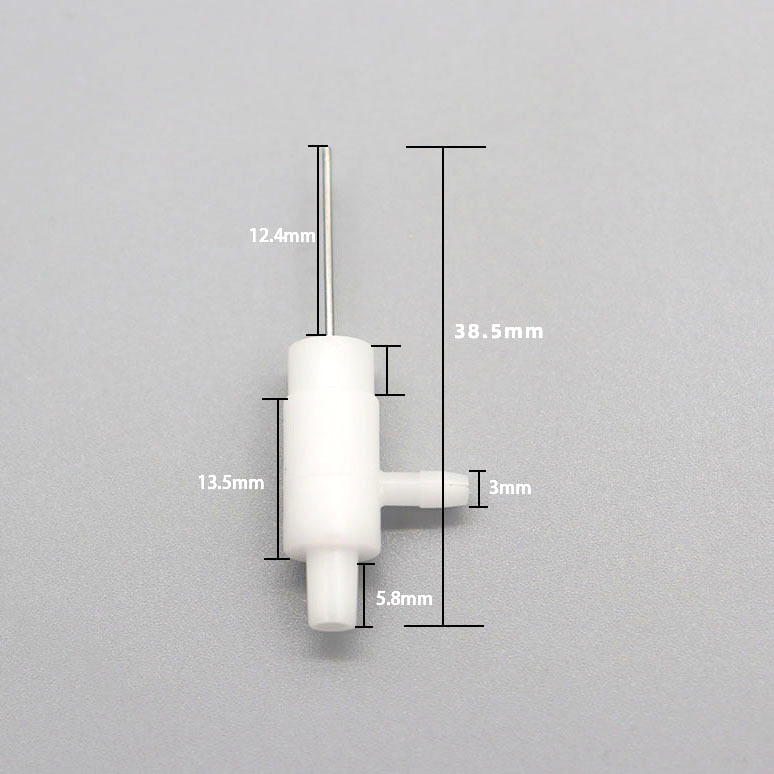 Valvola di tipo Y valvola di colla AB valvola di arresto della perdita di tipo T valvola di arresto della valvola di erogazione della colla in plastica piccola in miniatura needl: nero