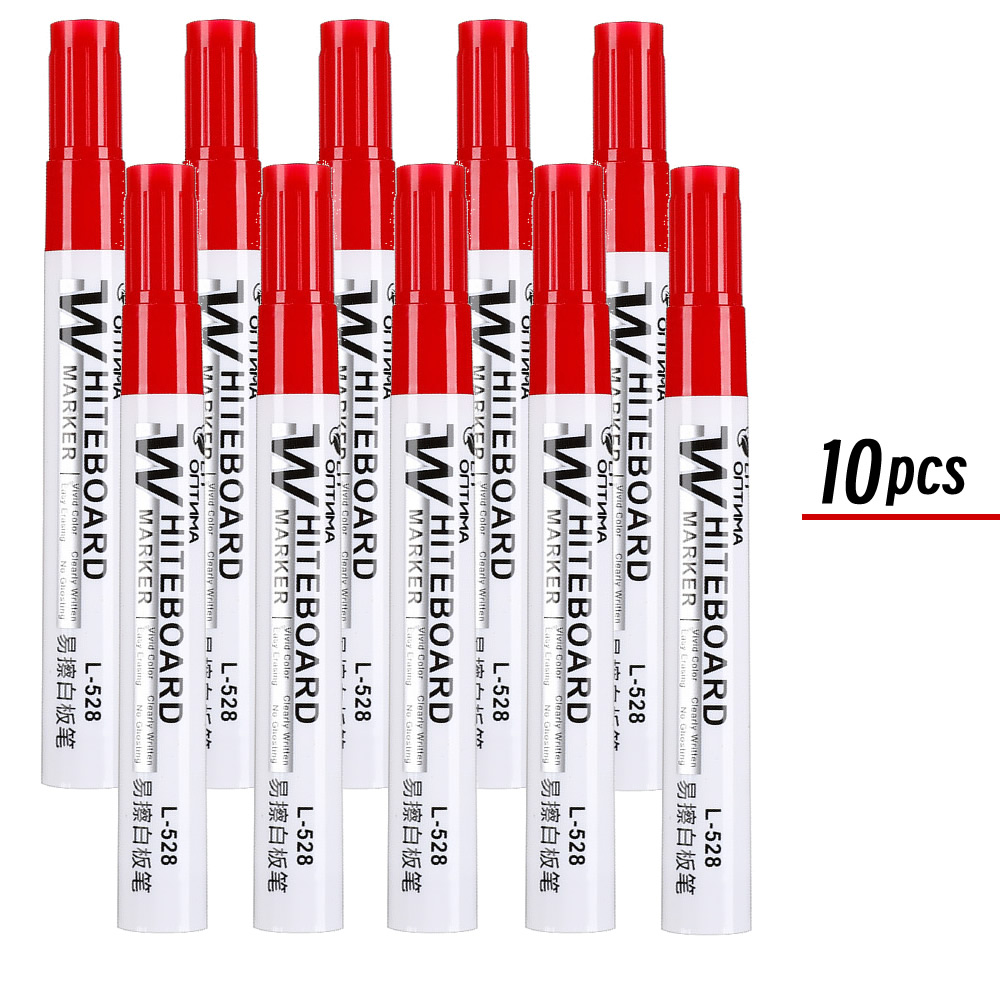 1/20 Stuks Uitwisbare Whiteboard Marker Pen Schoolbord Marker Onderwijs Krijt Voor Glas Keramiek Kantoor School Art Marker briefpapier: Marineblauw