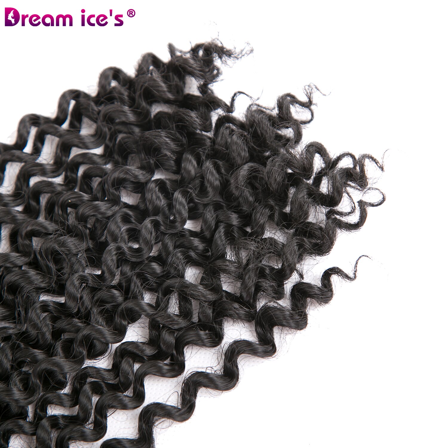 synthetic faux locs crochet braid hair extension 20 inch long black crochet braiding hair extension dream ice's
