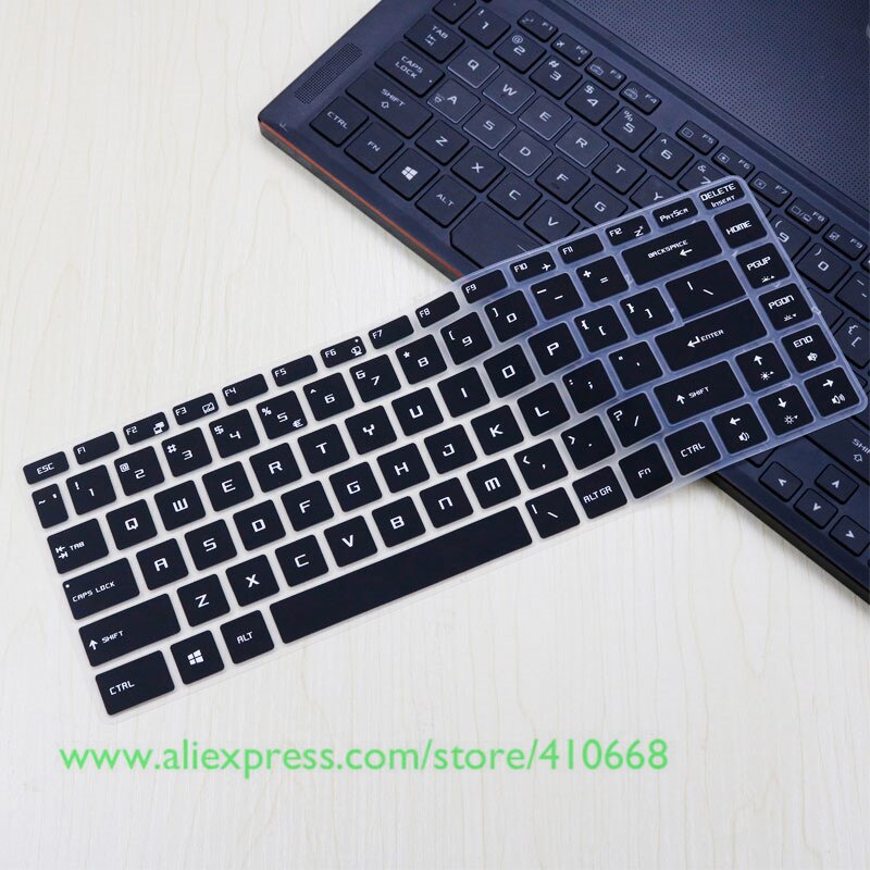15.6 inch Laptop keyboard Cover Protector Skin For MSI GS65 GF63 P65 PS63 WS65 9TH station Creator Stealth 15" MSI PS42 Notebook: Black