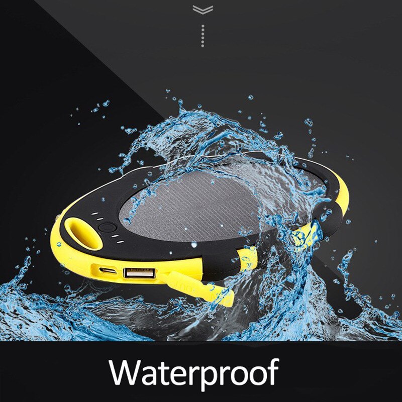 Solar Power Bank Case Dual USB Ports 4000mah Portable Battery Shell Box Case Digital Power Bank Battery Storage Cases DIY KIT