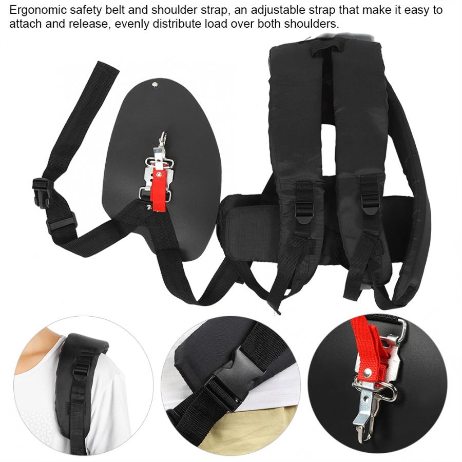 Gereedschap Tuinschaar Harness Strap Dubbele Schouder Gewatteerde Riem Voor Strimmer Bosmaaier Trimmer Gereedschap