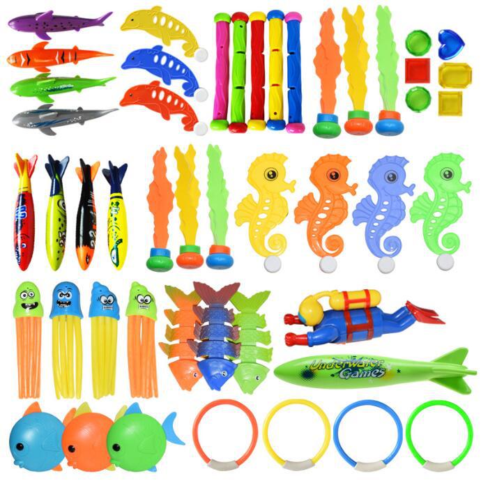 Haai Raket Gooien Speelgoed Pool Spel Speelgoed Zeewier Gras Zwembad Zomer Strand Sticks Diver Speelgoed Voor Kinderen