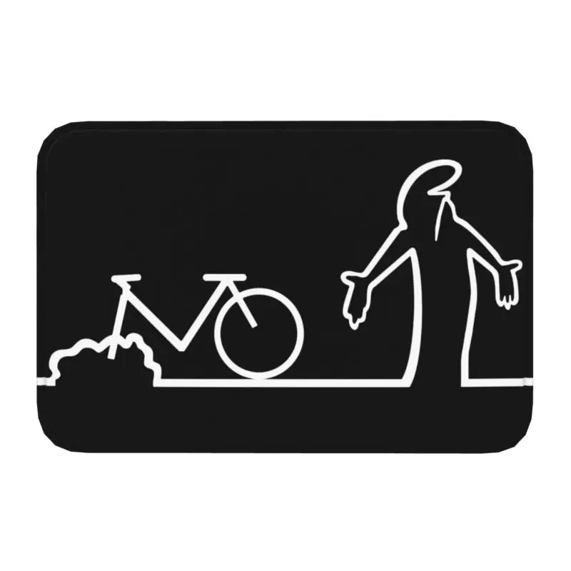 La Linea Golf Fuß matt Anti-Rutsch-Schlecht Küchen matt Wohnzimmer Boden tür Eingang Teppich Teppich: Schwarz