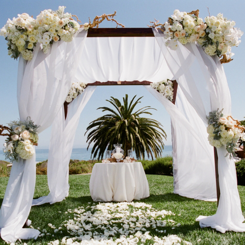 20FT Hochzeit Arch Drapieren Chiffon für Fotografie Chiffon Hochzeit Vorhänge Chiffon Stoff Kulissen Für Wohnzimmer