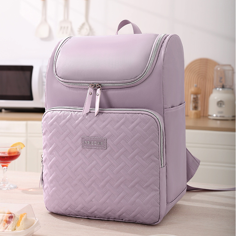 Zaino termico da picnic per birra Borsa da pranzo da campeggio per alimenti Bevande Borsa da frigorifero a prova di perdite da viaggio isolata da spiaggia