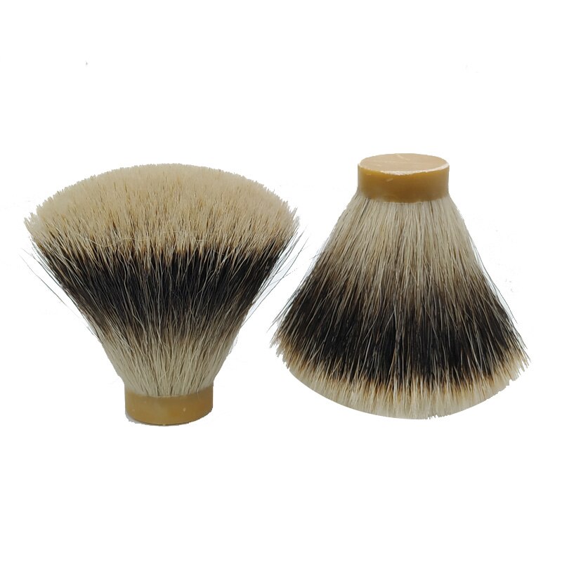 Dscosmetic 24Mm 26Mm Fan Vorm Twee Band Badger Scheerkwast Knopen Voor Shave Brush