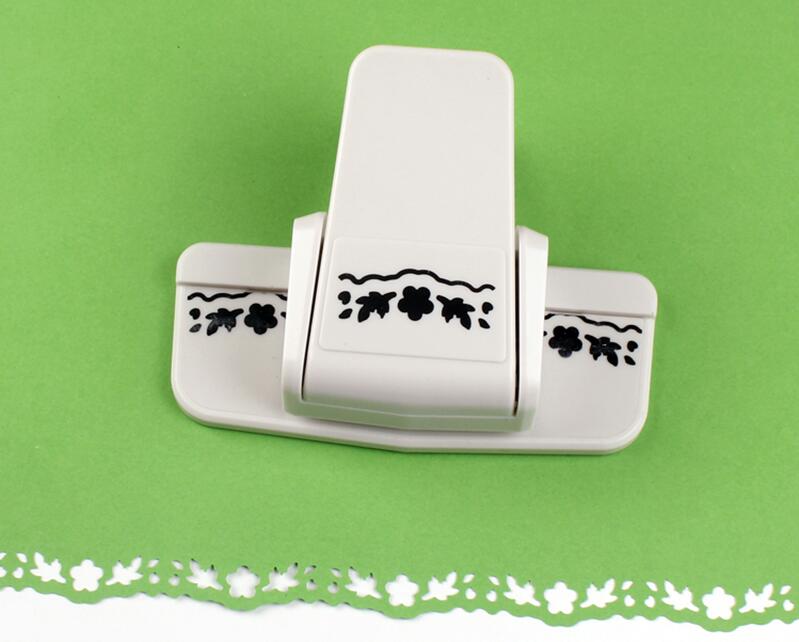 Punch scrapbooking handmade edge device DIY paper cutter craft Handmade fancy border punch S flower embossing: meihua