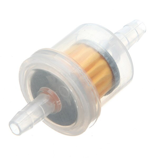 Filtro de combustible líquido Universal de gasolina y gasolina para motocicleta de 6mm para motocicleta y motocicleta