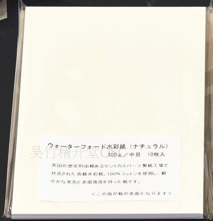 Holbein akvarell målarpappersset 300 gsm 218 gsm 80 ark japan 100 x 150mm