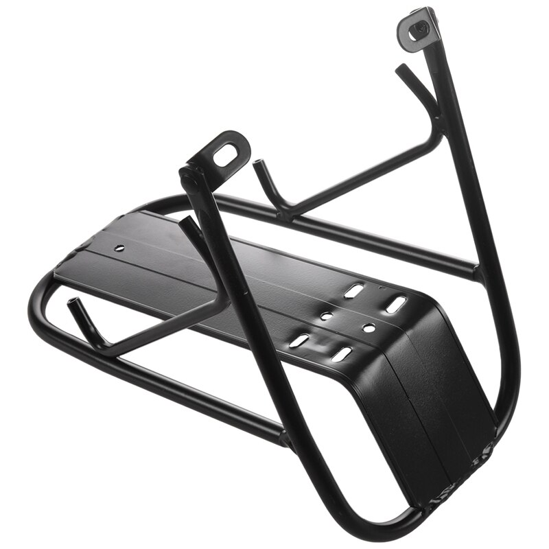 1 Set Aluminum Alloy Mtb Road Bike Front Rack Carrier Panniers Bag &amp; 1 Pcs Q Type Rear Rack