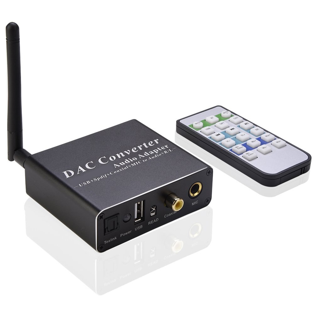 NK-Q8 DAC Audio Conversion With Wireless 5.0 Receiver Amplifier Audio DAC Decoder Adapter Receiver Amp U-disk Player