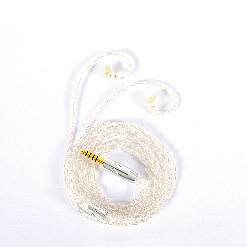 IvipQ Xue Qing 4 Ader Sterling Silber Kopfhörer Kabel 2,5mm/3,5mm/4,4 MM Stecker Kopfhörer Aktualisierung draht MMCX/2Stift/QDC/TFZ Schnittstelle