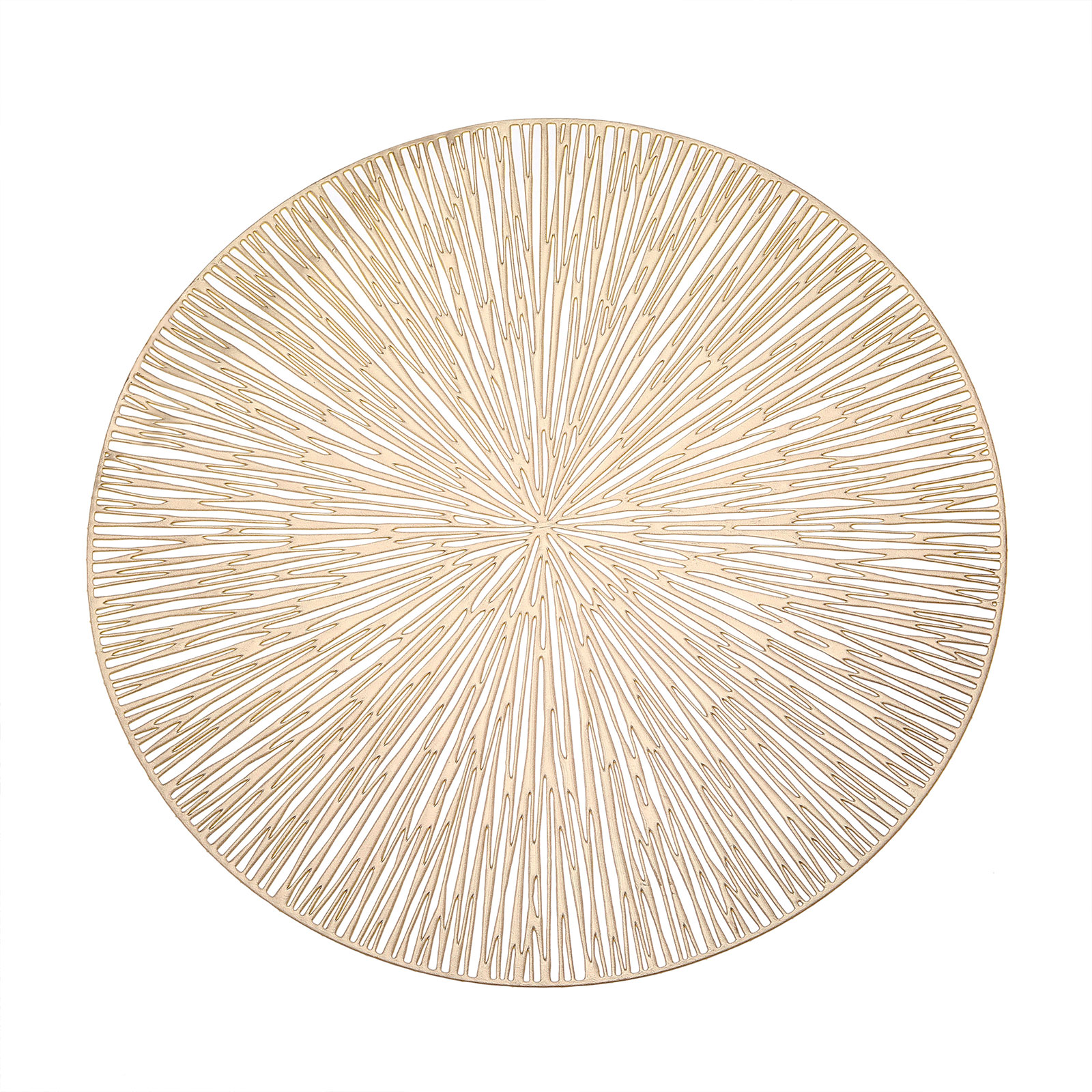 Placa aislante hueca de PVC para decoración del hogar, Mantel Individual resistente al calor para mesa de comedor, almohadillas para posavasos, novedad de: Gold