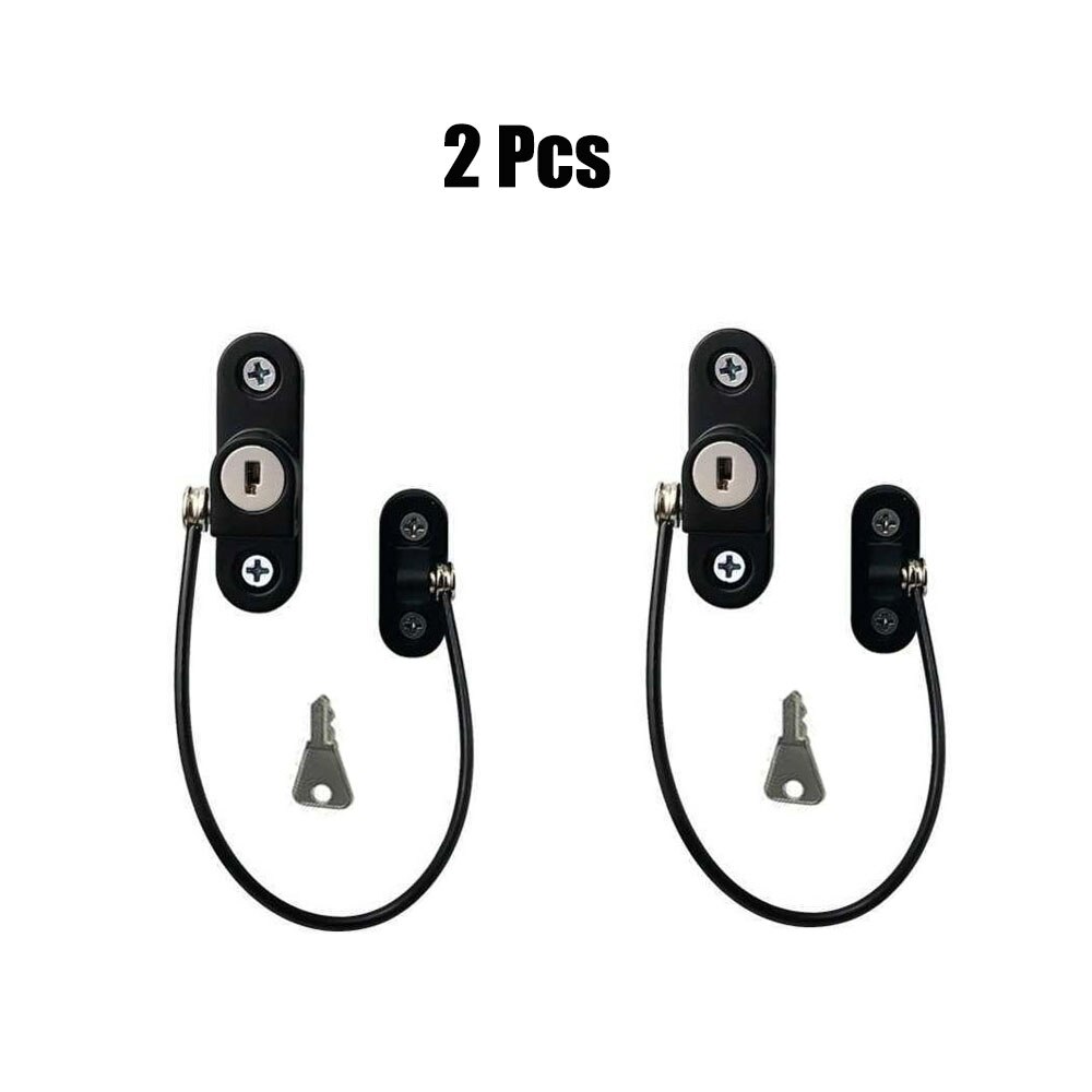 Baby Safety Window Lock Protection Form Children Bebe Security Children’s Lockers Cabinet Windows Limiter Stopper Locks for Kids: window lock B2