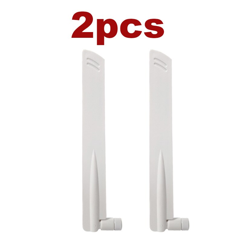 2.4 GHz antenne Wifi réel 8dBi SMA connecteur mâle 2.4G antenne blanche 2.4 ghz antenne wi fi pour carte PCI USB routeur sans fil: 2pcs