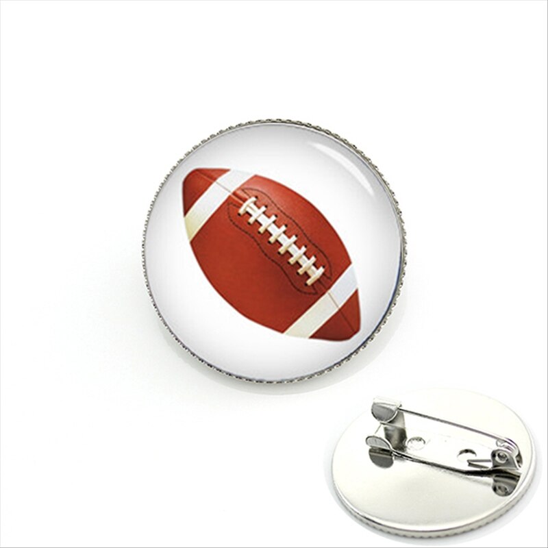 Tafree Strand Volleybal Glas Foto Broches Pins Sport Team Badge Broche Mode Vrouwen Mannen Pin Bal Fans Sieraden KC255: KC392