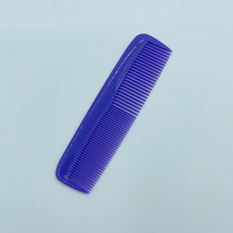Mini Double Side Hair Brush Pro Beards Comb Anti-static Hair Combs Plastic Barber Hair Comb Salon Accessories Hairs Styling Tool: PURPLE