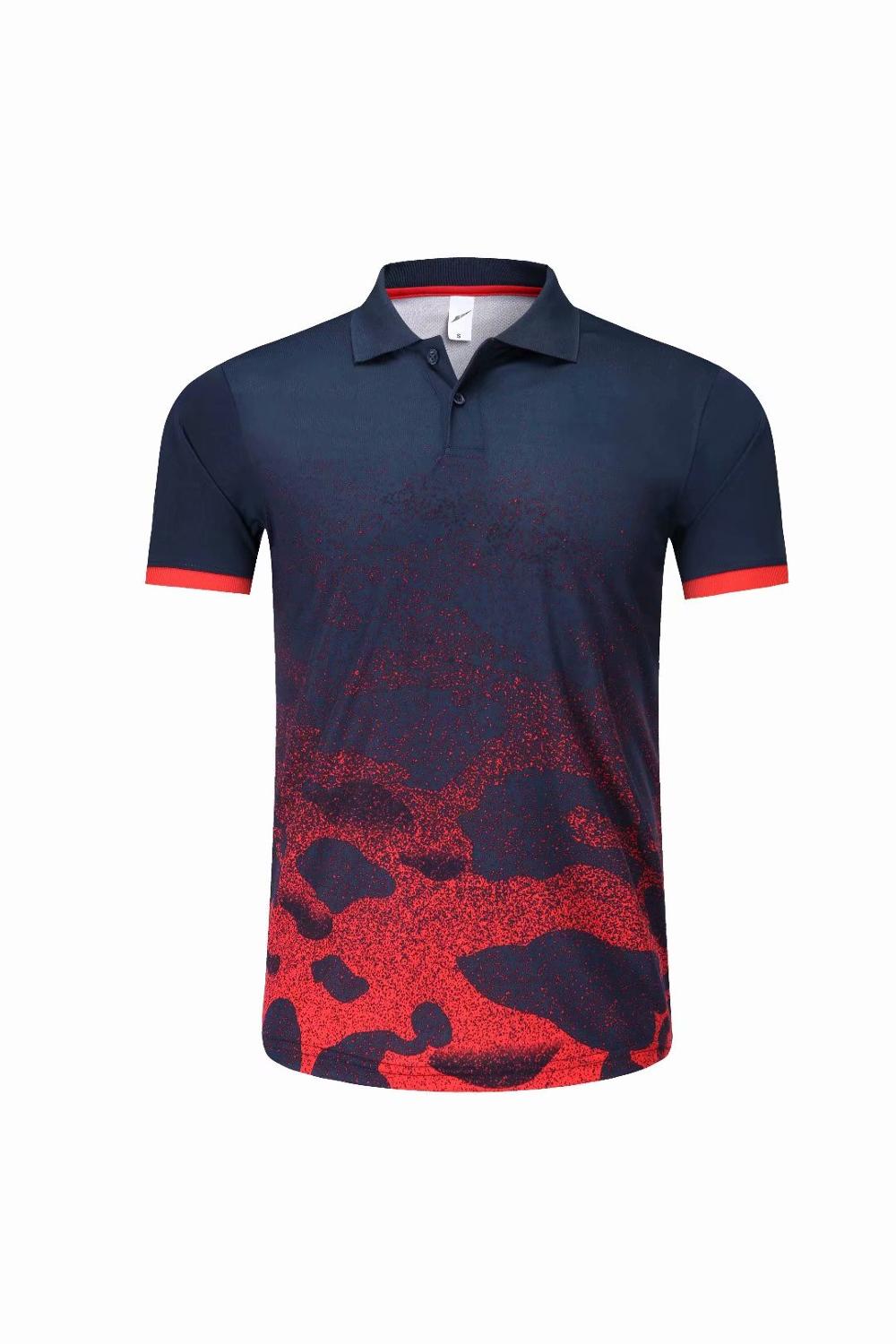 1805 Blauw Met Rode T-shirt Polo Shirts