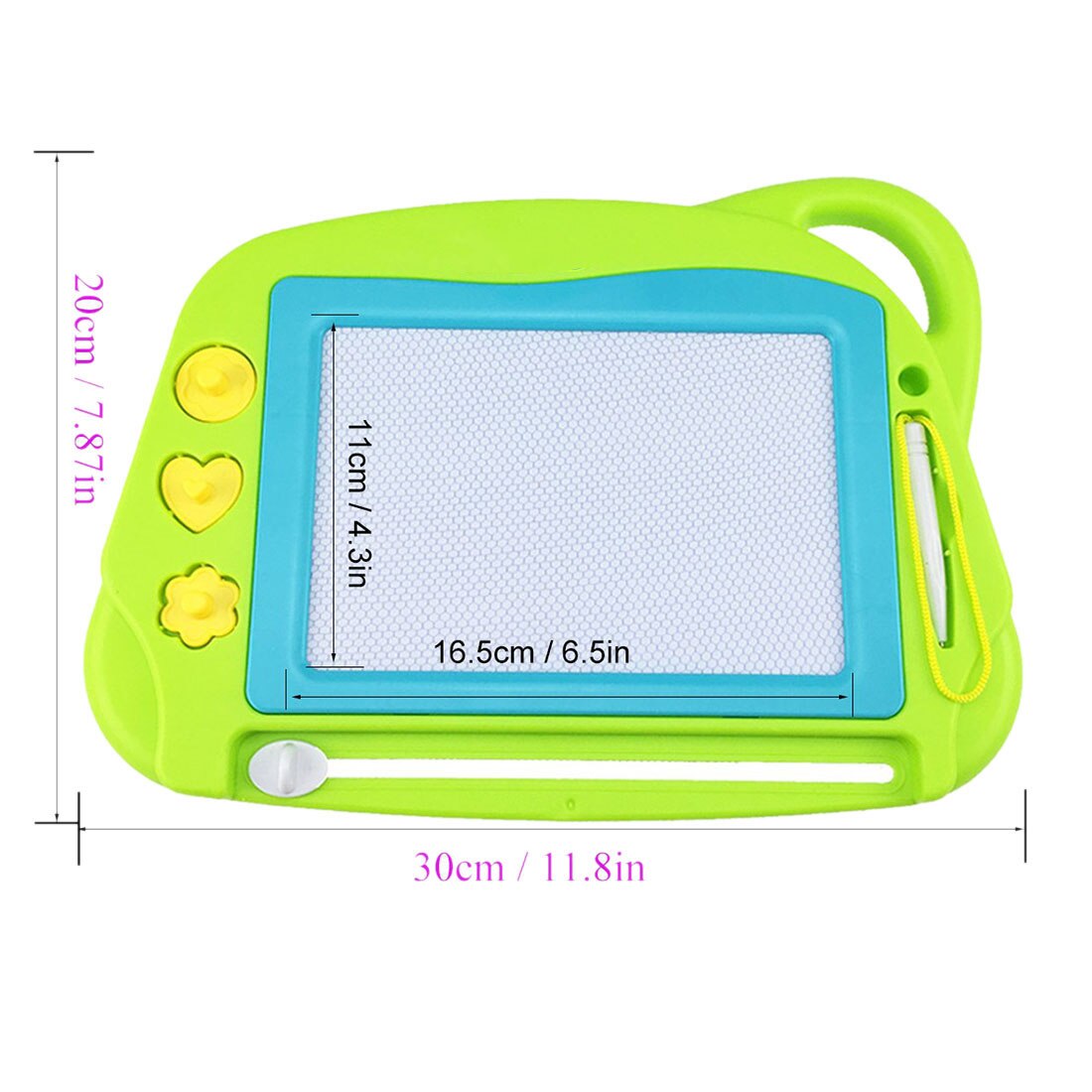 Children Magnetic Drawing Board Magnetic Board Graffiti Small Blackboard Children Multi-Function Color Writing Board Rewritabl