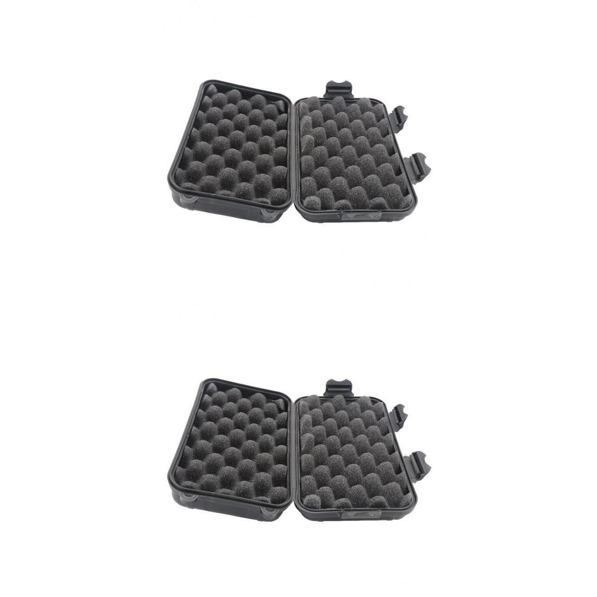 2x Outdoor Survival Box Camping Fishing Airtight Storage Case Holder Container