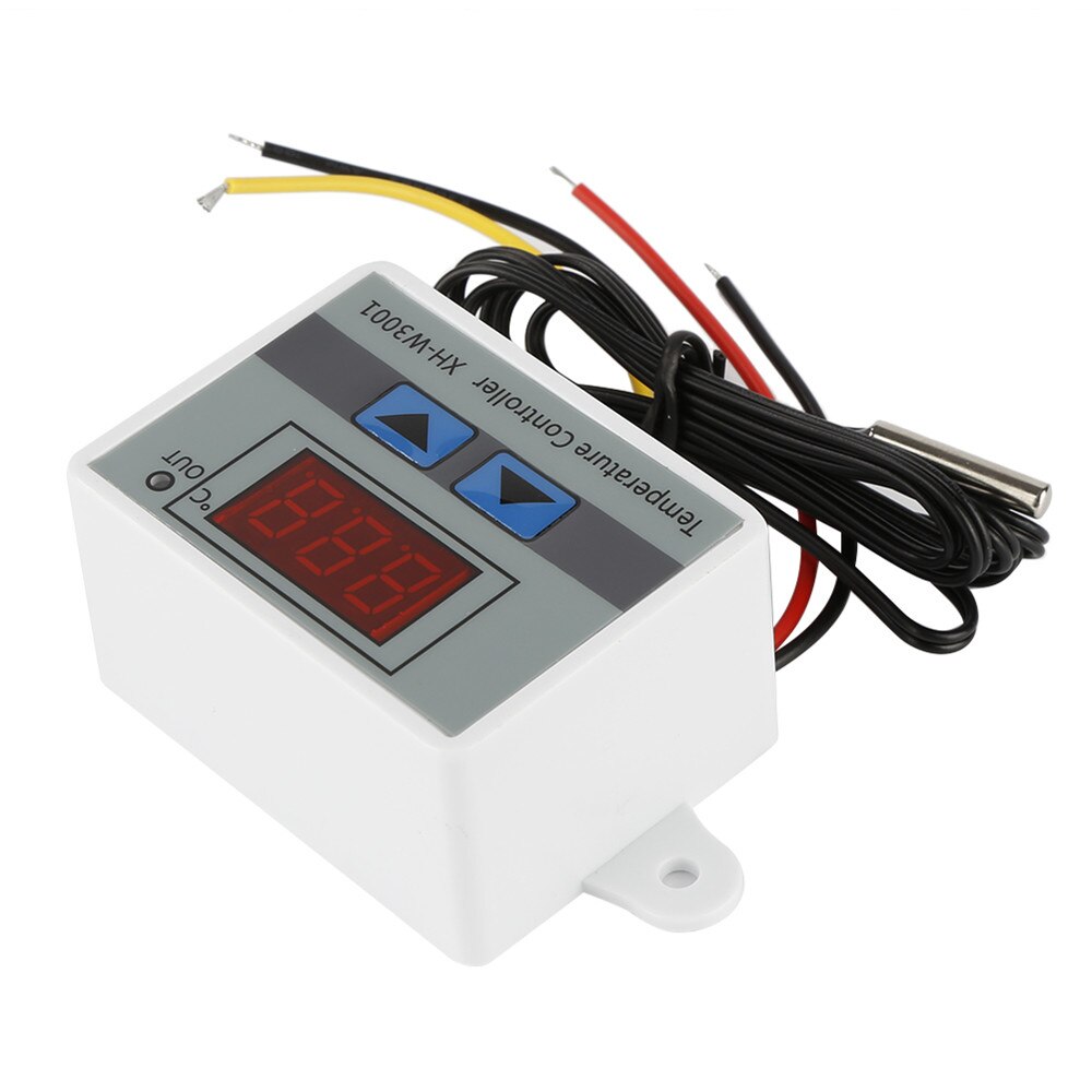 Multifunctional 220V 10A Digital LED Temperature Controller Microcomputer Thermostat Switch Sensor Meter Probe XH-W3001
