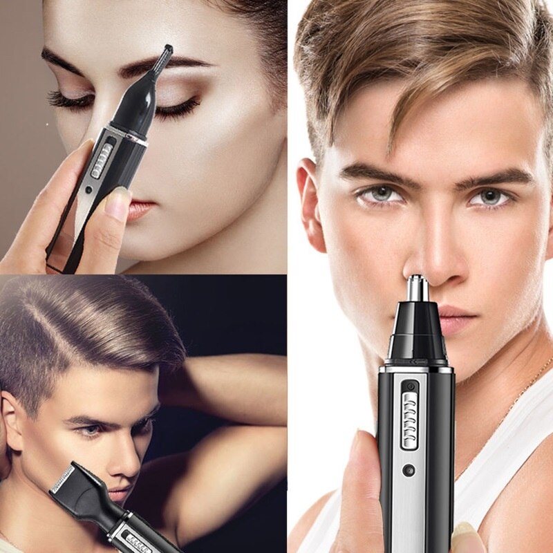 Rechargeable all in one hair trimmer for men electric shaver beard trimmer nose ear eyebrow trimmer for nose