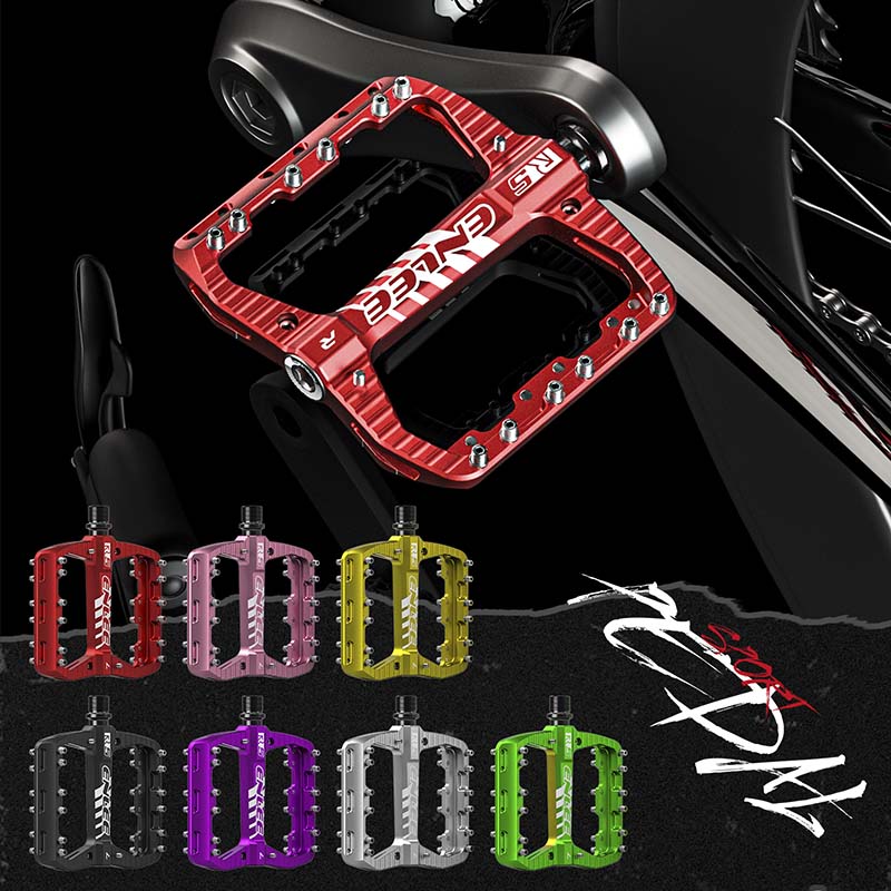 Pedali MTB ENLEE - Alluminio Ultraleggero - Cuscinetti Sigillati - Accessori Bici montagna bicicletta